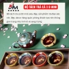 Bộ ấm trà + 6 chén trà họa tiết cá chép 3D sống động, đa màu, giảm giá 120.000₫