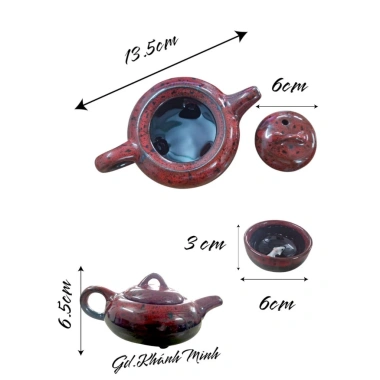Bộ ấm trà + 6 chén trà họa tiết cá chép 3D sống động, đa màu, giảm giá 120.000₫ 5 Bộ ấm trà + 6 chén trà họa tiết cá chép 3D sống động, đa màu, giảm giá 120.000₫ 5