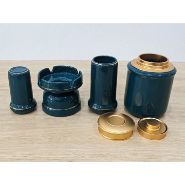 Bộ Ấm Trà Bát Tràng Vinh Hoa Phú Quý Xanh Cổ Vịt Cao Cấp - Giá ưu đãi 125.000 VND 7