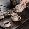 Bộ ấm trà gốm thô chữ Tĩnh đầy đủ phụ kiện trà đạo, giá ưu đãi 188.000₫ 3