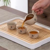 Bộ ấm trà gốm thô chữ Tĩnh đầy đủ phụ kiện trà đạo, giá ưu đãi 188.000₫ 5