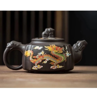 Bộ Ấm Trà Gốm Tử Sa - 1 Bình + 6 Ly, Hộp Quà Tặng Sang Trọng, Giá Ưu Đãi 475.000 VND