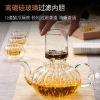Bộ ấm trà hoa thủy tinh 600ml có lõi lọc, chén 2 lớp, bếp nến - Giá ưu đãi 349.000₫ 4