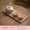Bộ ấm trà Kung Fu hồng nhúm hoa độc đắc – ấm, 4 cốc và khay, giá ưu đãi 115.000 9