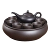 Bộ ấm trà Kung Fu Tử Sa Chaoshan - ấm trà tròn hiện đại, bộ nhỏ tiện dụng, 247.500₫ 5
