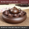 Bộ ấm trà Kung Fu Tử Sa Chaoshan - ấm trà tròn hiện đại, bộ nhỏ tiện dụng, 247.500₫ 10