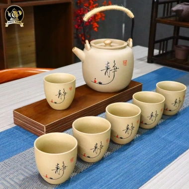 Bộ Ấm Trà Nhật Bản Cao Cấp – 1 ấm + 6 chén, kèm hộp quà tặng, giảm giá 459.000₫ 3