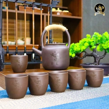 Bộ Ấm Trà Nhật Bản Cao Cấp – 1 ấm + 6 chén, kèm hộp quà tặng, giảm giá 459.000₫ 9