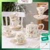Bộ ấm trà retro vintage độc đáo đẹp đặc biệt kiểu Pháp sang trọng đẳng cấp, tặng thìa - Giá chỉ 950.000đ