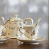 Bộ ấm trà retro vintage độc đáo đẹp đặc biệt kiểu Pháp sang trọng đẳng cấp, tặng thìa - Giá chỉ 950.000đ 3