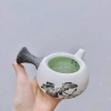 Bộ ấm trà sứ hoa sen - 6 chén gốm, hộp túi tặng biếu, ưu đãi 99.000 VND 9