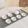 Bộ ấm trà sứ men thô cao cấp 1 ấm 6 chén - thiết kế tinh tế, hộp quà sang trọng, giá ưu đãi 76,160₫ 2