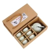 Bộ ấm trà sứ men thô cao cấp 1 ấm 6 chén - thiết kế tinh tế, hộp quà sang trọng, giá ưu đãi 76,160₫ 7
