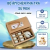 Bộ ấm trà sứ men thô cao cấp 1 ấm 6 chén - thiết kế tinh tế, hộp quà sang trọng, giá ưu đãi 76,160₫ 8