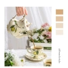 Bộ ấm trà sứ vintage cổ điển họa tiết chanh vàng - Trà chiều sang trọng, giảm 22% 2