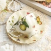 Bộ ấm trà sứ vintage cổ điển họa tiết chanh vàng - Trà chiều sang trọng, giảm 22% 4