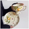 Bộ ấm trà sứ vintage cổ điển họa tiết chanh vàng - Trà chiều sang trọng, giảm 22% 7