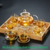 Bộ ấm trà thủy tinh hoa cúc chiếu nhiệt - Nhiều mẫu chọn, giá ưu đãi 69.000đ 5