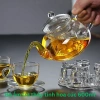 Bộ ấm trà thủy tinh hoa cúc chiếu nhiệt - Nhiều mẫu chọn, giá ưu đãi 69.000đ 8