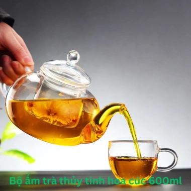 Bộ ấm trà thủy tinh hoa cúc chiếu nhiệt - Nhiều mẫu chọn, giá ưu đãi 69.000đ 9 Bộ ấm trà thủy tinh hoa cúc chiếu nhiệt - Nhiều mẫu chọn, giá ưu đãi 69.000đ 9
