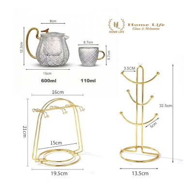 Bộ Ấm Trà Thủy Tinh Vảy Rồng Borosilicate Chịu Nhiệt Set Bình Ly Pha Trà Tay Cầm Vàng 90.000₫ 3 Bộ Ấm Trà Thủy Tinh Vảy Rồng Borosilicate Chịu Nhiệt Set Bình Ly Pha Trà Tay Cầm Vàng 90.000₫ 3