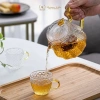 Bộ Ấm Trà Thủy Tinh Vảy Rồng Borosilicate Chịu Nhiệt Set Bình Ly Pha Trà Tay Cầm Vàng 90.000₫ 5