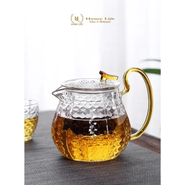 Bộ Ấm Trà Thủy Tinh Vảy Rồng Borosilicate Chịu Nhiệt Set Bình Ly Pha Trà Tay Cầm Vàng 90.000₫ 7 Bộ Ấm Trà Thủy Tinh Vảy Rồng Borosilicate Chịu Nhiệt Set Bình Ly Pha Trà Tay Cầm Vàng 90.000₫ 7
