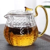 Bộ Ấm Trà Thủy Tinh Vảy Rồng Borosilicate Chịu Nhiệt Set Bình Ly Pha Trà Tay Cầm Vàng 90.000₫ 10