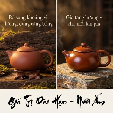 Bộ Ấm Trà Tử Sa Tinh Hoa Trà Đạo - Ấm Chén Gốm Bền Đẹp, Thưởng Trà Tuyệt Vời