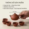 Bộ Ấm Trà Tử Sa Tinh Hoa Trà Đạo - Ấm Chén Gốm Bền Đẹp, Thưởng Trà Tuyệt Vời 8