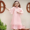 Bộ Áo Dài Bé Gái Họa Tiết Cao Cấp JUNE Mềm Mại - Giá ưu đãi 301.000₫ 3