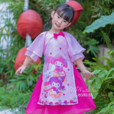 Bộ Áo Dài Bé Gái Họa Tiết Cao Cấp JUNE Mềm Mại - Giá ưu đãi 301.000₫ 5 Bộ Áo Dài Bé Gái Họa Tiết Cao Cấp JUNE Mềm Mại - Giá ưu đãi 301.000₫ 5