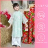 Bộ Áo Dài Bé Gái Nabani NB25.653 - Vải Tơ Thêu Xanh, Thiết Kế Trung Thu và Tết, Giá 252k