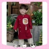 Bộ áo dài cách tân An 2 màu bé trai lễ tết - Xả kho N676 giá 129.900đ 2