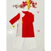 Bộ áo dài cách tân kèm quần trắng cho bé trai Thiết kế tết sang trọng, giá 87.500₫ 5