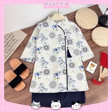 Bộ áo dài cách tân Tuấn Mã cho bé trai - Set lễ tết X278, giá chỉ 109.000đ 6 Bộ áo dài cách tân Tuấn Mã cho bé trai - Set lễ tết X278, giá chỉ 109.000đ 6