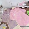 Bộ áo dài Tết bé gái lụa tằm pastel ánh kim - Giá ưu đãi 289k 2