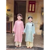 Bộ áo dài tết bé gái Nha Xá Cúc Chi - Đẹp xinh cho mẹ & bé, giá ưu đãi 495k 2.026 2