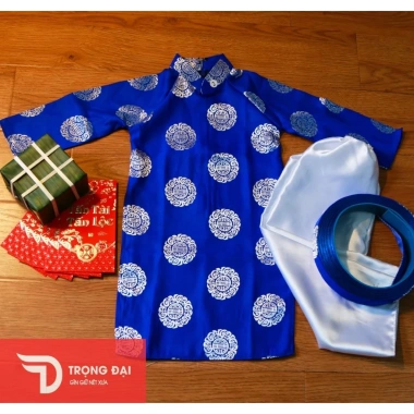 Bộ Áo Dài Trẻ Em Truyền Thống Đẹp Chơi Tết Du Xuân Giá 160.000 VNĐ 8