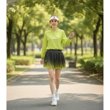 Bộ áo gió dài tay nữ phối váy lưới năng động Pickleball, tennis, golf - Giảm còn 425k 3 Bộ áo gió dài tay nữ phối váy lưới năng động Pickleball, tennis, golf - Giảm còn 425k 3