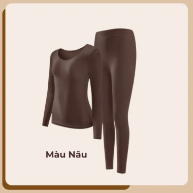 Bộ áo giữ nhiệt nữ siêu mỏng Santony 5.551 tăng 5°C, chống xù, chống tĩnh điện, tặng quần 10
