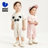 Bộ áo liền quần bé trai bé gái minibala cotton nguyên chất dễ thương thân thiện da bò mùa hè - 288k 4