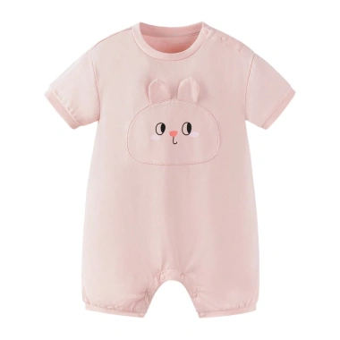 Bộ áo liền quần bé trai bé gái minibala cotton nguyên chất dễ thương thân thiện da bò mùa hè - 288k