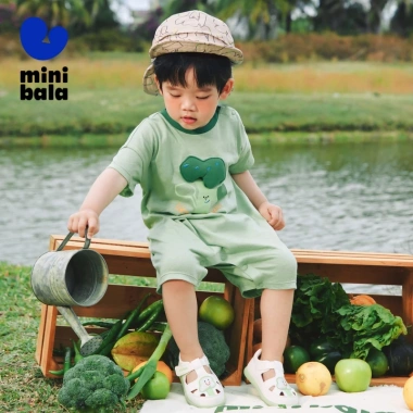 Bộ áo liền quần khô nhanh & kháng khuẩn minibala cho bé sơ sinh - Giá ưu đãi 288k