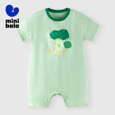Bộ áo liền quần khô nhanh & kháng khuẩn minibala cho bé sơ sinh - Giá ưu đãi 288k