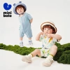 Bộ áo liền quần khủng long Minibala bé mùa hè, một mảnh thoáng mát, thích hợp bò ngoài trời - 567.000đ 2