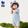 Bộ áo liền quần khủng long Minibala bé mùa hè, một mảnh thoáng mát, thích hợp bò ngoài trời - 567.000đ 5