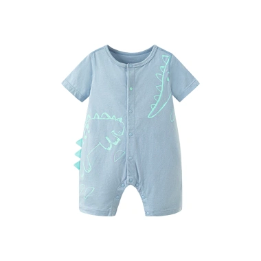 Bộ áo liền quần khủng long Minibala bé mùa hè, một mảnh thoáng mát, thích hợp bò ngoài trời - 567.000đ