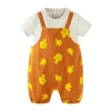 Bộ áo liền quần minibala Cotton Baby Suspender hai mảnh: Giá ưu đãi 371.520₫, chất mềm, thoáng mát cho bé 5