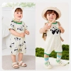 Bộ áo liền quần minibala ngoài trời cho bé mùa hè, bò một mảnh, thoáng mát 2